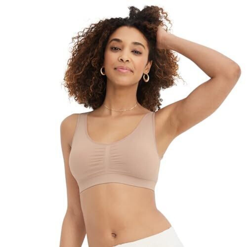 NWT Jockey Women's Bra Modern Micro Stretch Seamfree Bralette, Light, S